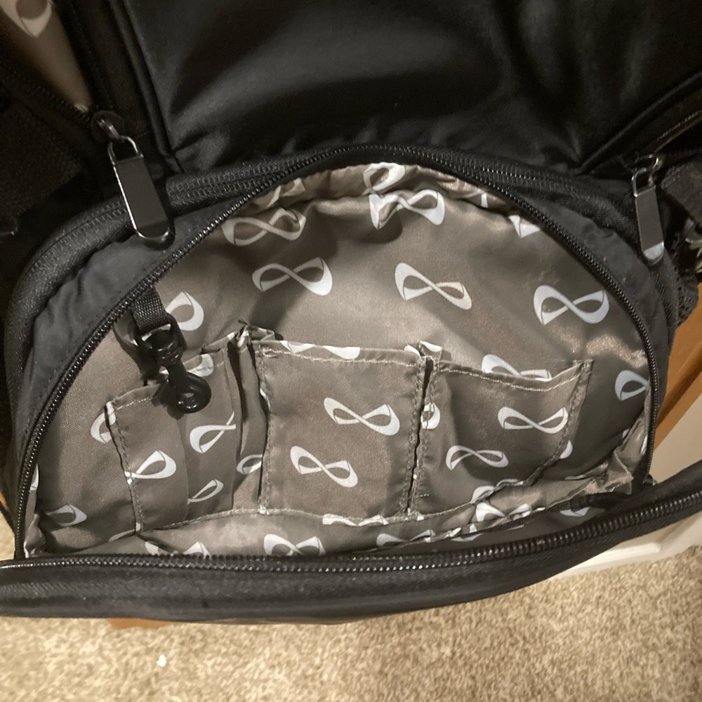 NFINITY Black Backpack with white Logo - Picture 11 of 13